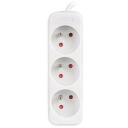 Lanberg pikendus PS0-03E-0150-W, 1,5 m, 3xCEE 7/5, 2500 W, laste kaitse, IP20