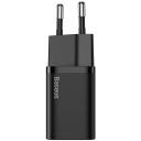 Baseus Super Si Kiire Laadija 1C 20W, TZCCSUP-B01, AC 100V-240V~, 50/60Hz, 0.8A, 1m, USB-C Lightning, 20W Max.