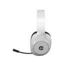 Belaidės/laidinės žaidimų ausinės su Bluetooth 5.3 ir 3.5 mm jungtimi EGO GH-15 2in1 BT Baltos CND-SGHS15W CANYON