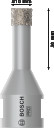 Dimanta kroņurbis 10 mm DrySpeed Best for Ceramic, Mazām leņķa slīpma&scaron;īnām PRO CERAMIC DRY KROŅURBIS, 2608599041, BOSCH