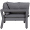 Modulinė sofa FLUFFY kampinė, pilka 13792 HOME4YOU