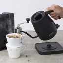 Elektrinis Coffee Classic virdulys 1310 W 0.6 L 360° pagrindas Juodas 01877 Caso