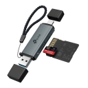USB 3.0 Type-C&A SD ja microSD 3.0 kaardilugeja, TP-Link, UA430D, 1*USB 3.0 Type-C, 5Gbps, 1*USB 3.0 Type-A, 5Gbps, 1*SD, USH-I, kuni 200 MB/s, 2TB Max, 1*microSD(TF), USH-I, kuni 200 MB/s, 2TB Max, CE, FCC, RoHS, BSMI