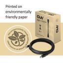 Club3D кабель DisplayPort CAC-1061 5м, 32.4Gbps, 1.4, 28AWG, черный, золотые контакты, защелкивающиеся разъемы
