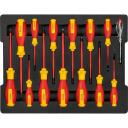 Bosch Kruvikeerajate komplekt 1600A02NF9, 14 tk, isoleeritud, erinevad peade stiilid, faasitester