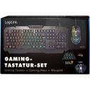 Logilink spēļu komplekts ID0185, USB, 105 taustiņi, RGB, 6 pogas, ergonomisks, saderīgs ar Windows un Mac