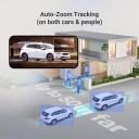 Ezviz H80 CS-H80f Āra 3×4MP Pan & Tilt 360° Gudrā Wi-Fi Kamera MicroSD / Nakts Redzamība Balts