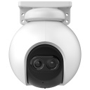 Ezviz C8PF CS-C8PF-2MP-W1 Lauko Dvigubo Objektyvo IP65 2MP 2K I&scaron;mani Pasukama 360&deg; Kamera MicroSD / Naktinis Matymas Balta