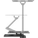Sbox Monitora stiprinājums LCD-423, 23-43'', 30kg, 200x200, Melna, VESA 100x100-200x200, 5,5-39,2cm, +5&deg;/-10&deg;, +90&deg;/-90&deg;