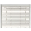 Sieninės žaliuzės balkonui MIRADOR-111 3m, baltos, 19489 HOME4YOU