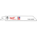 UNIVERSĀLIE: KOKMATERIĀLA / METĀLA / PLASTMASAS GRIE&Scaron;ANAI PAREDZĒTI ASMEŅI, 150 X 8 / 12 TPI - 5 PCS, 48005091 MILWAUKEE