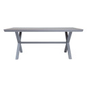 Galds CORINNA 180x100x74cm, gaiši pelēks 19510