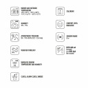 Oro stotis SOENS 270100 elektroninė, belaidė, su apšvietimu, balta