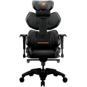 Gaming chair with 4D adjustable armrests ergonomic backrest and headrest 135 kg maximum load Terminator Black-Orange CGR-TER COUGAR