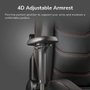 Gaming chair with ergonomic design adjustable armrests and high backrest CGR-Armor EVO Black-Orange COUGAR