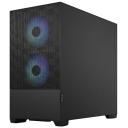 Fractal Design Korpus Pop Mini Air FD-C-POR1M-06, 2x USB 3.0, 3x 120mm RGB ventilaatorit, 2x 3.5'' HDD, 4x 2.5'' SSD