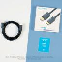 Vention DP uz HDMI kabelis 2M HADBH, 2m, 7mm, 30AWG, 1080p@60Hz, zelta kontakts, PVC apvalks
