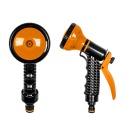 Daudzfunkcionāla plastmasas smidzinā&scaron;anas pistole, BRADAS, ECO-4441, ergonomisks rokturis, 2 funkcijas: migla un du&scaron;a