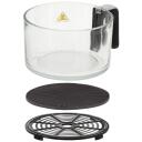Adler Air Fryer Oven with Glass Bowl | AD 6316 | Power 1200 W | Capacity 3 L | Convection | White/Black