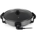 Tristar Multifunktsionaalne grillpann PZ-2964, 40 cm, 1500 W, kaas kaasas, fikseeritud k&auml;epide, must