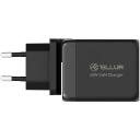 Tellur Lādētājs TLL151451, 65W, 2xUSB-C, USB-A, AC 100-240V, 1,5A, 5V/3A, 9V/3A, 12V/3A, 15V/3A, 20V/3,25A, 4,5V/5A, 5V/4,5A