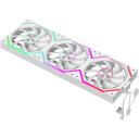 Gamemax Korpuse ventilaator FN12A-N2 WL-W, 120mm, 58.6cfm, 800-2000rpm, 30.6dBA, H&uuml;draulilised laagrid, 4-pin PWM
