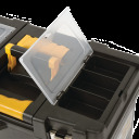 3 segmentu instrumentu kaste ar riteņiem 3-IN-1 ; 78736 VOREL