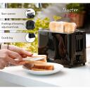Mesko Toaster MS 3220, 750 W, 2 pesa, plastkorpus, must, 6 pruunimisastet, automaatne v&auml;ljal&uuml;litus