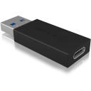 Raidsonic ICY BOX adapteris USB 3.1 (Gen 2), IB-CB015, 10 Gbit/s, melns, USB-C sievie&scaron;u, USB-A vīrie&scaron;u
