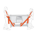 Siksna mēbeļu pārvietošanai VOREL, 74722, 5x280 cm, 2 gab