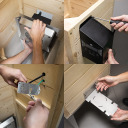 Koka kūpinātava 200 L ar elektrisko Wi-Fi vadību un digitālo paneli 51.5×52×103 cm 330346 Browin