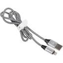 Tracer USB kaabel, TRAKBK46268, 1m, 2.0, Lightning USB-A, must ja h&otilde;bedane, 1 tk pakendis