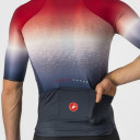 Velo krekls AERO RACE 6.0 Jersey, izmērs: M, Savile Blue/Pro Red, 8050949571033 CASTELLI