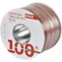 Emos Garsiakalbio kabelis SP250/TP S8324, 100 m, 2,5 mm2, skaidrus, be ekranojimo, PVC, 50 V