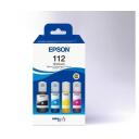 Epson 112 EcoTank 4 v&auml;rvi multipakk C13T06C64A, 4 pudelit, must, ts&uuml;aan, kollane, fuksia, Epson DURABrite ET tint