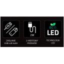 Manta Neonvalgustid SNL27BLT, 5W, 5V, 2m toitekaabel, iseseisev, riputatav