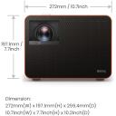 Benq X3100i 4K spēļu projektors 9H.JS977.18E, 3840 x 2160, 3300 ANSI lūmeni, melns, Wi-Fi