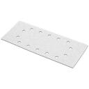 Švitrinis popierius stačiakampis 115x280mm - G80 - 5 vnt., KREATOR, KRT203555, Grūdų dydis: 80, Skylės: 14