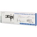 Logilink Sienas stiprinājums BP0028, 37-70", slīpums +10&deg;-20&deg;, pagrieziens +-90&deg;, 475mm, 50kg, Melns