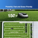 Ecovacs GOAT O600 RTK be laido robotinė vejapjovė 600m&sup2; RTK navigacija Pilka
