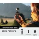 Dji kaamera Pocket 3 CP.OS.00000301 1-tolline CMOS, 3840x2160, 2-tolline ekraan, 2 x digitaalne suum, 1300 mAh aku, WLAN