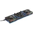 Hercules DJ kontroller DJ Control Starlight 4780884, USB, must, k&otilde;larid, k&otilde;rvaklappide v&auml;ljund