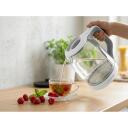 Esperanza EKK025W Elektriskā tējkanna 1,7L, 1500 W, 0,75 m, stikls, plastmasa, automātiskā izslēg&scaron;anās, bezvadu