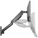 Logilink sienas stiprinājums BP0145, 17-32", 9 kg, ieliekts, pagriežams, rotējo&scaron;s