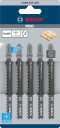 5 figūrzāģa asmeņi T 144 DP, Figūrzāģiem PRO WOOD PRECISE T144DP FIGŪRZĀĢA ASMENS, 2608633A35, BOSCH