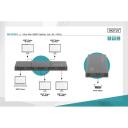 Digitus HDMI jagaja DS-45323, 4K/60Hz, 18 Gbps, 4 v&auml;ljundit, Micro USB toide, ESD kaitse