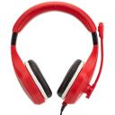 Subsonic Spēļu austiņas SA5582-2, 40mm, 20-20000Hz, 3,5mm, regulējams mikrofons, sarkana