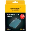Intenso V&auml;line SSD 3826440 250GB, USB 3.2 Gen 1, lugemise kiirus 500 MB/s, &scaron;okikindel, exFAT