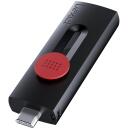 Lexar | Flash Drive | JumpDrive D300 | 64 GB | USB Type-C/Type-A | Black/Red