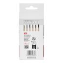 Mini medžio kaltas 135mm - 6 vnt KREATOR KRTH23601 6 mm galvos plotis, 25 mm ašmenų ilgis